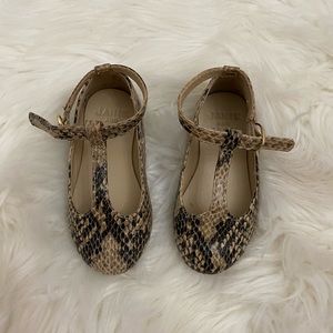 Little girls Snakeskin Shoes